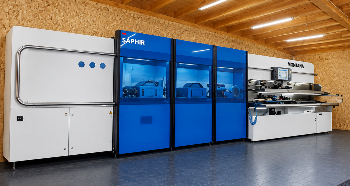 Onze Montana Saphir 1W Pro onderhoudsmachine