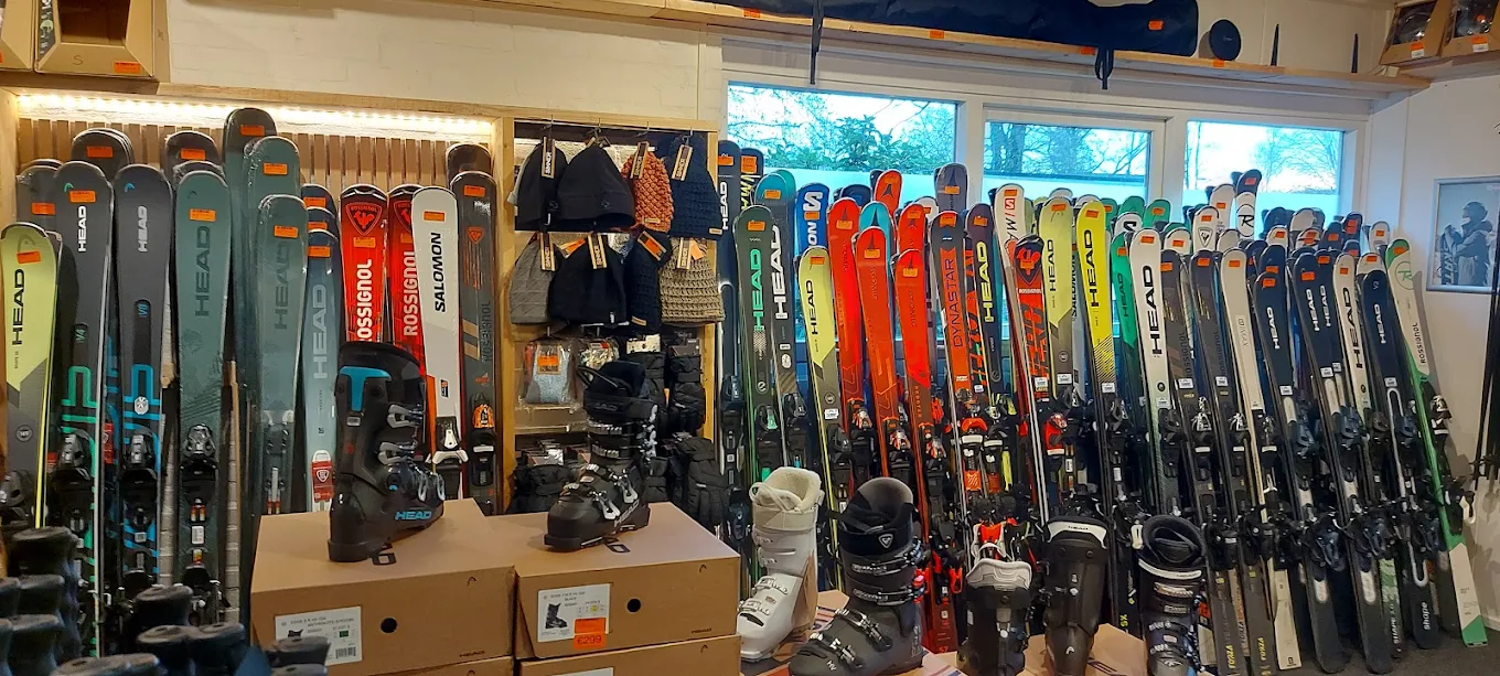 Wintersportuitrusting in onze winkel