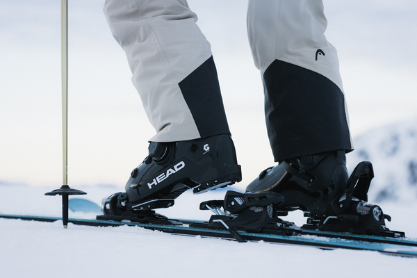 Skischoenen op de piste