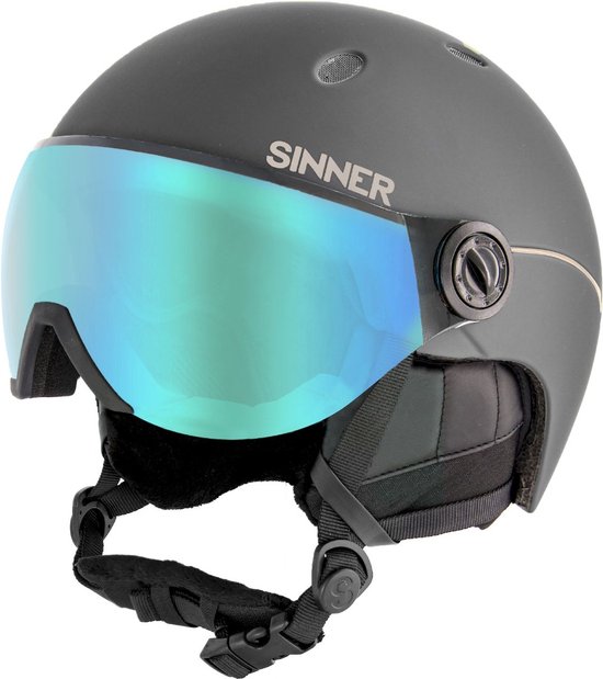 Sinner Titan Visor Matte Grey