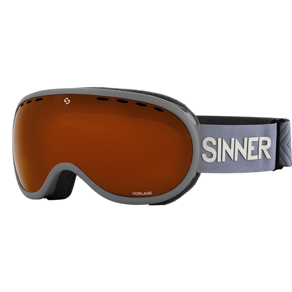 Sinner Vorlage Matte Dark Grey + Oranje Sintec® Lens 