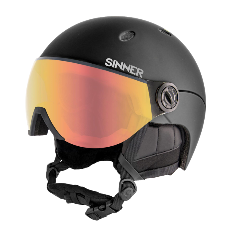 Sinner Titan Visor Matte Black