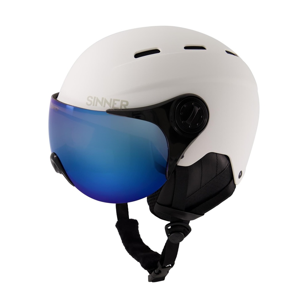 Sinner Typhoon Visor Matte White