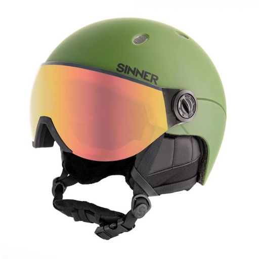 Sinner Titan Visor Matte Green