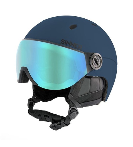 Sinner Titan Visor Matte Blue