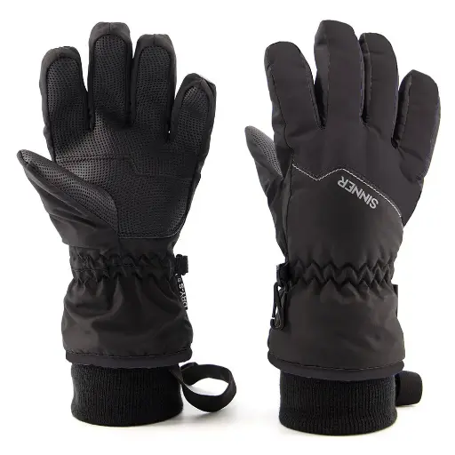 Sinner Phoenix Gloves Black Junior