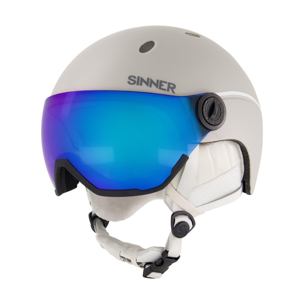 Sinner Titan Visor Matte Light Grey
